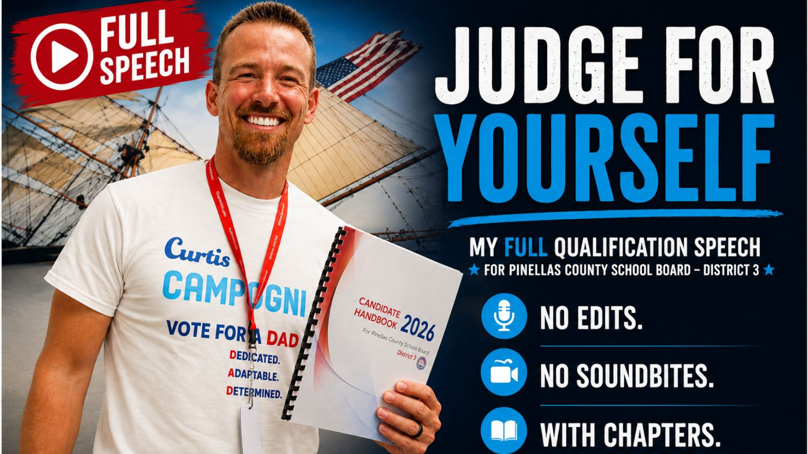 Full Qualification Speech | Curtis Campogni for Pinellas County School Board District 3